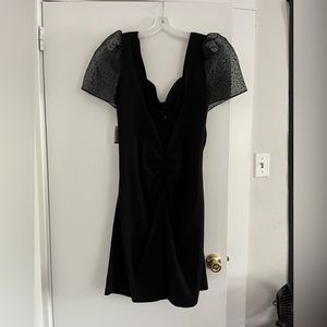 Short, black David’s Bridal dress. BNWT.